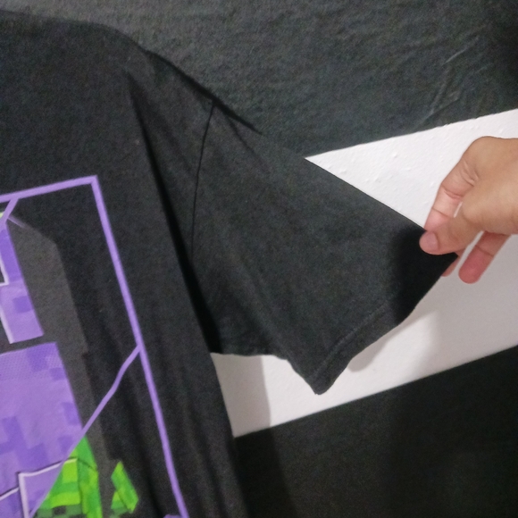 Minecraft Boy black Short sleeve shirt - Picture 6 of 9